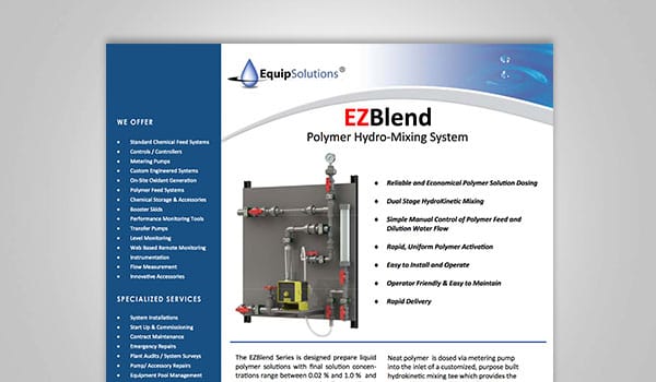 EZBlend Polymer Feed System