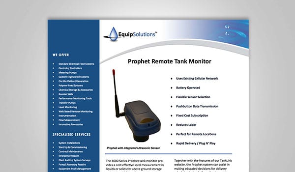 Prophet Remote Tank Monitor