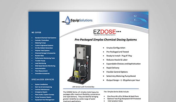 EZDose Simplex Feed System