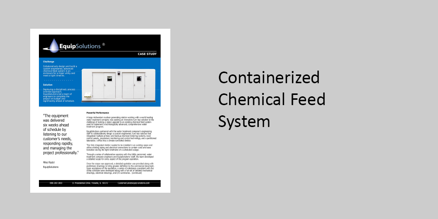 Chemical Feed System