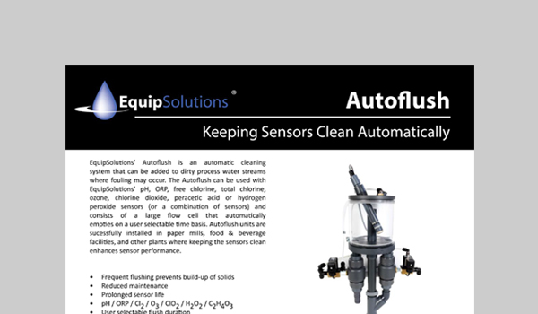 Autoflush – sensor cleaning system